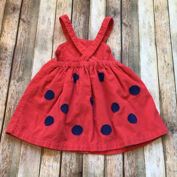 Mini Boden Ladybug Pinnie Dress - Picture 2 of 5